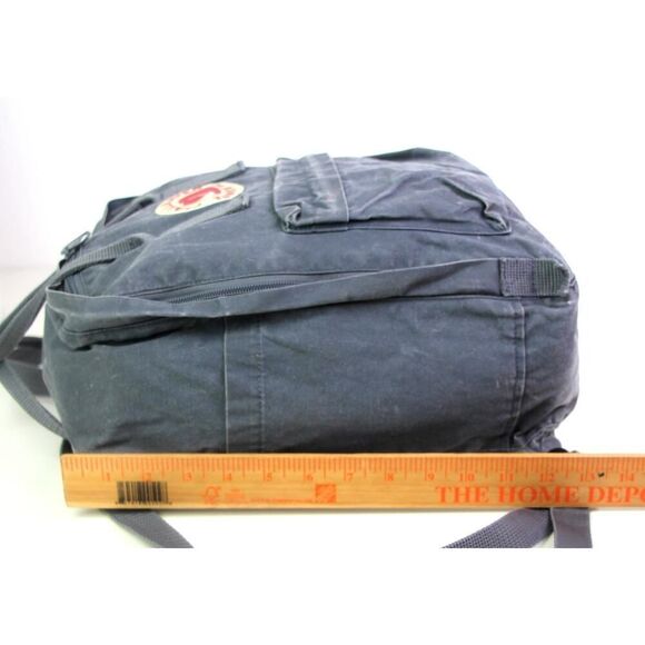 FJALLRAVEN KANKEN GRAY COTTON CANVAS BACKPACK LAPTOP SHOULDER BAG HANDBAG PURSE - Picture 10 of 13